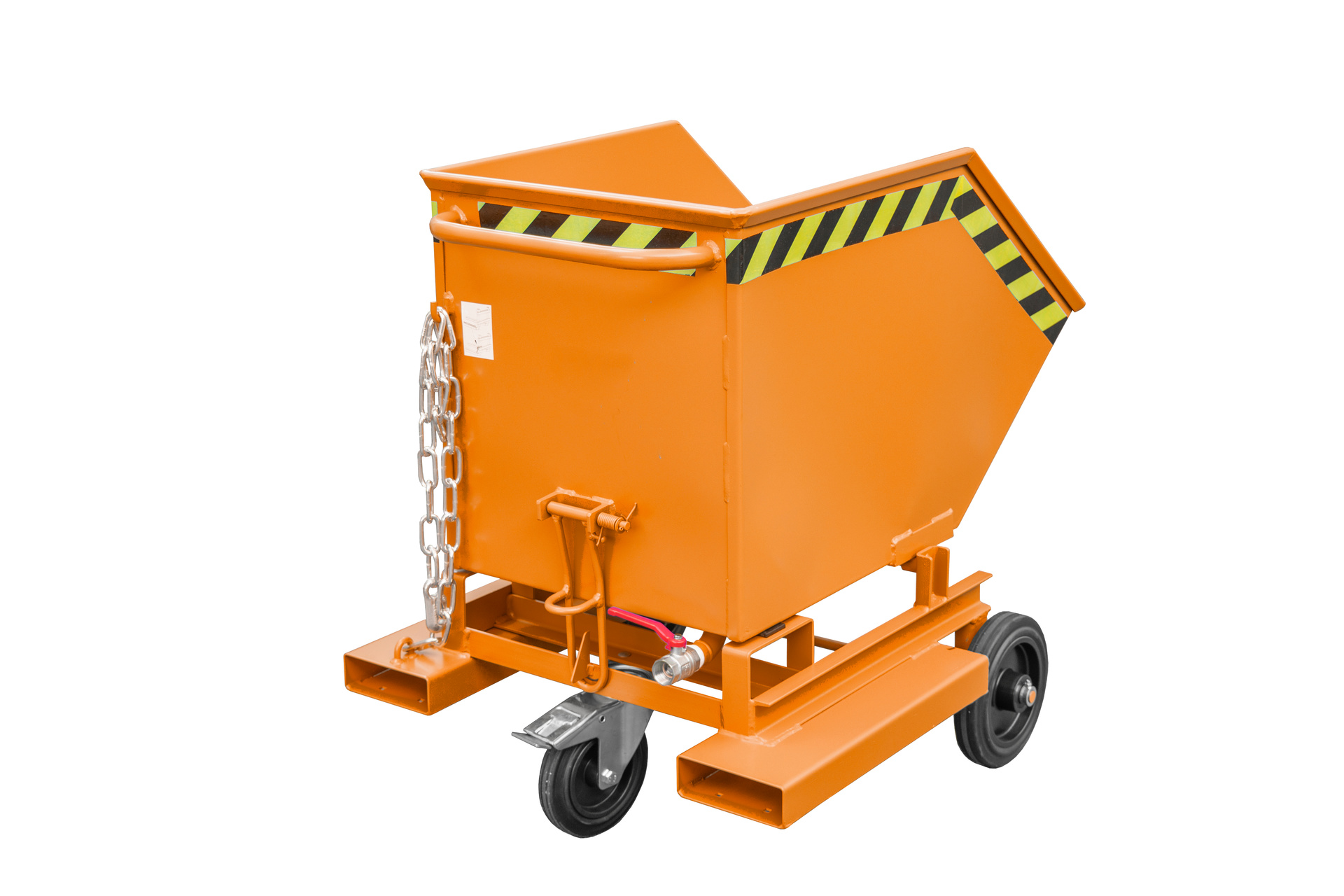 Späne-Kastenwagen Typ SKW-ET RAL 2000 Gelborange